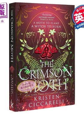 猩红色的蛾 猩红色的蛾系列 卷一 The Crimson Moth Book 1 英文原版 Kristen Ciccarelli 奇幻浪漫小说【中商原版】