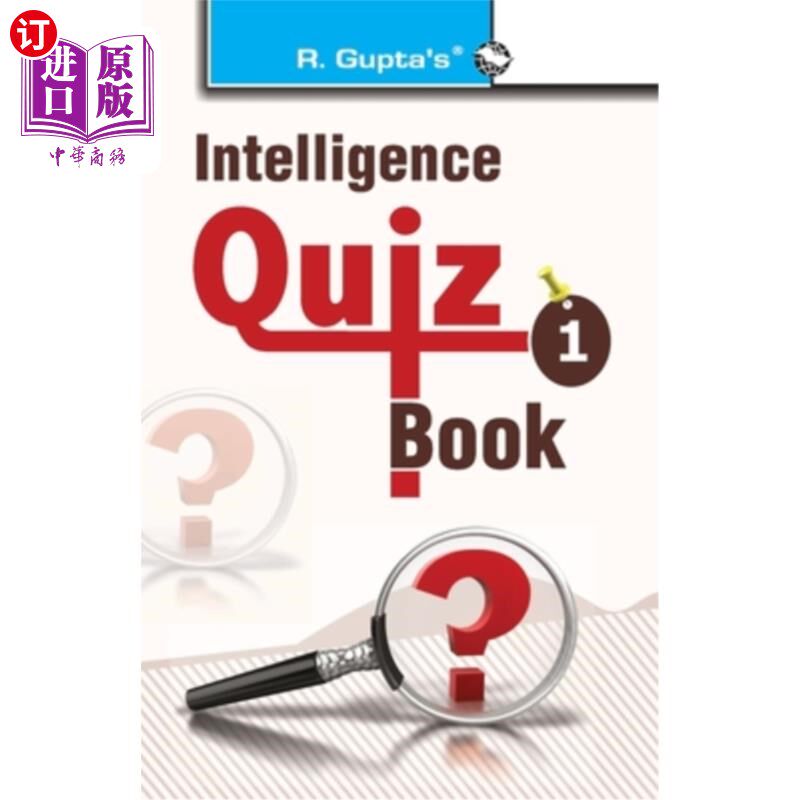 海外直订Intelligence Quiz Book Vol.-1 智力测验书第一卷