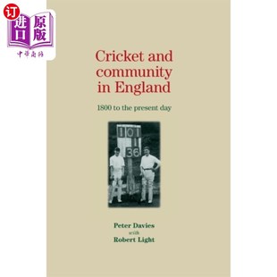 海外直订Cricket and Community in England 英格兰的板球和社区