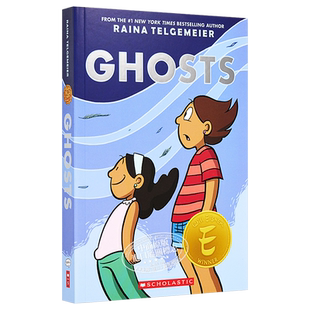 幽灵 英文原版 Ghosts Raina Telgemeier 儿童全彩漫画小说 绘本 治愈系漫画