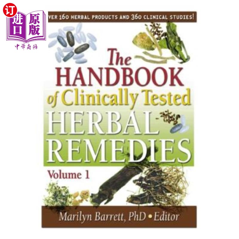 海外直订医药图书The Handbook of Clinically Tested Herbal Remedies, Volumes 1& 2临床测试草药手册，卷1和卷2