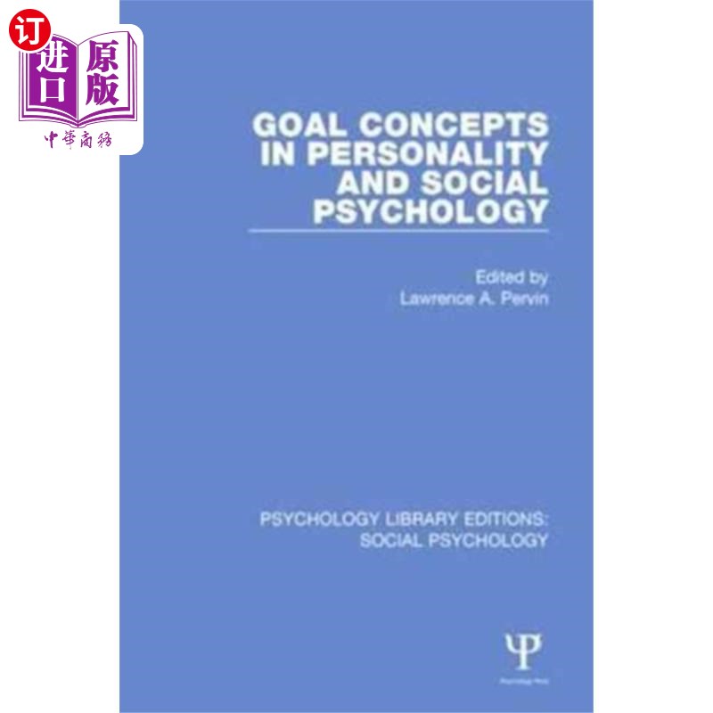 海外直订Goal Concepts in Personality and Social Psycholo... 人格与社会心理学中的目标概念 书籍/杂志/报纸 原版其它 原图主图