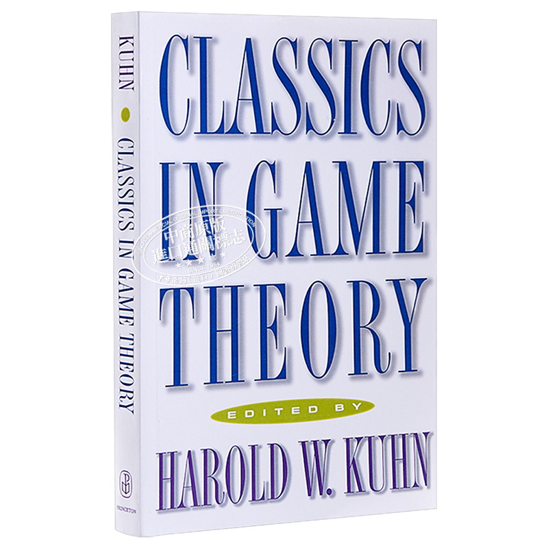 现货 博弈论经典著作 英文原版 Classics in Game Theory 博弈论 经济学 数学 哲学 Kuhn Harold William【中商原版】