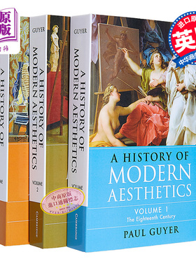 剑桥现代美学史 三卷合集 英文原版 A History of Modern Aesthetics【中商原版】