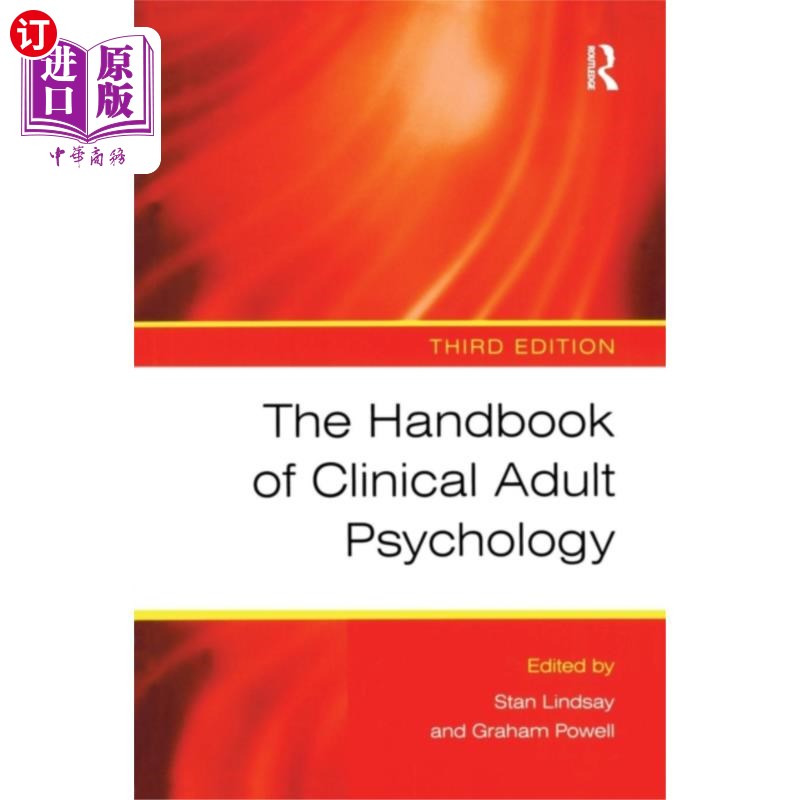 海外直订医药图书Handbook of Clinical Adult Psychology 临床成人心理学手册