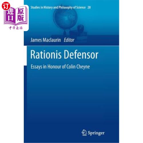 海外直订Rationis Defensor: Essays in Honour of Colin Cheyne 辩护人:纪念科林·谢恩的散文