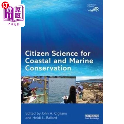 海外直订Citizen Science for Coastal and Marine Conservat... 海岸和海洋保护的公民科学