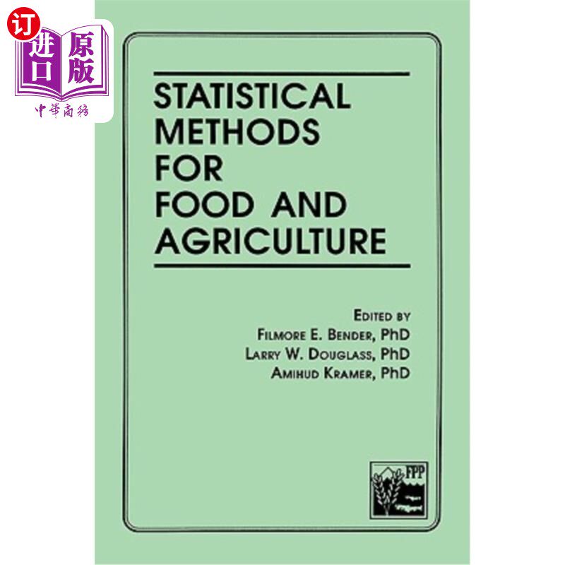 海外直订Statistical Methods for Food and Agriculture 粮食和农业统计方法“，