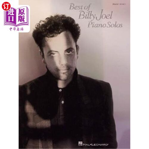海外直订Best of Billy Joel Piano Solos 比利·乔尔最佳钢琴独奏曲