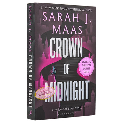 玻璃王座2英文原版 午夜王冠 Crown of Midnight Throne of Glass Sarah J. Maas 浪漫奇幻小说英文版
