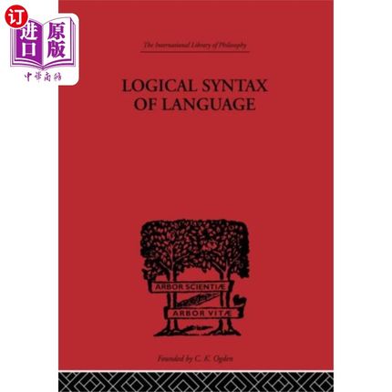 海外直订Logical Syntax of Language 语言的逻辑句法
