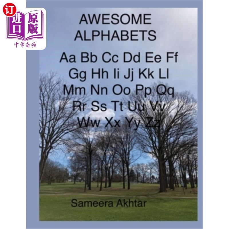 海外直订Awesome Alphabets 很棒的字母