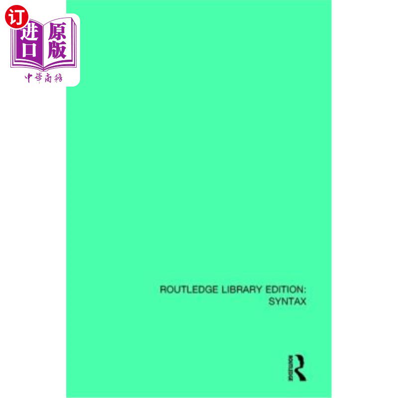 海外直订An Introduction to Transformational Syntax 转换语法概论