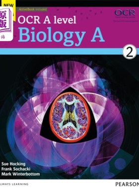 海外直订OCR A level Biology A Student Book 2 + ActiveBook OCR A级生物A学生用书2 + ActiveBook