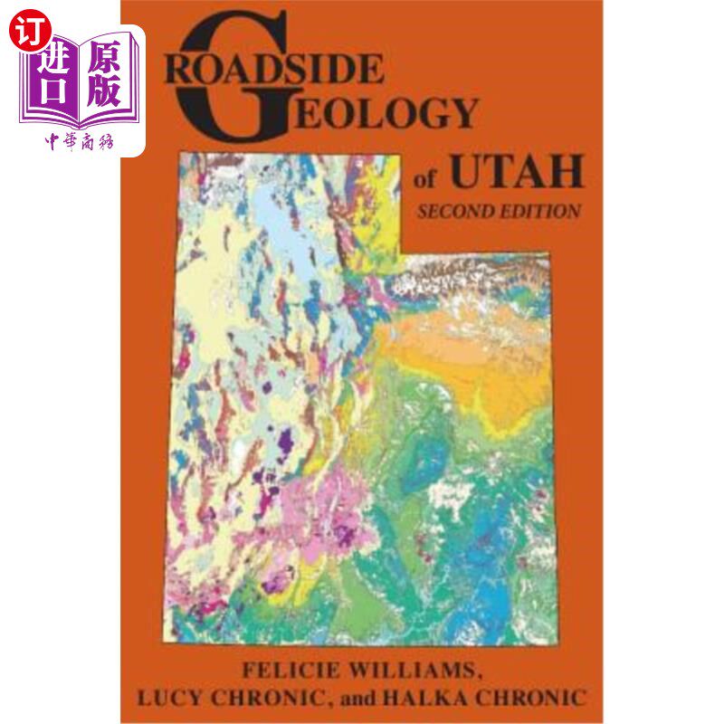 海外直订Roadside Geology of Utah 犹他州公路地质