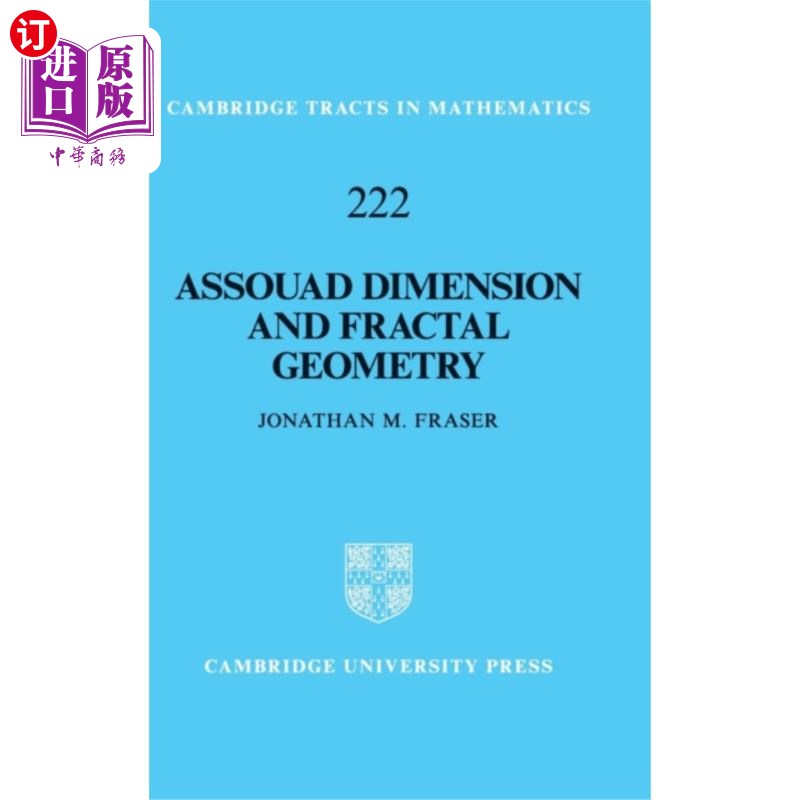 海外直订Assouad Dimension and Fractal Geometry 阿苏阿德维数与分形几何