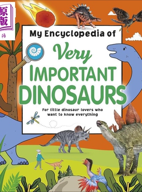 DK重点小百科 恐龙 DK My Encyclopedia of Very Important Dinosaurs 英文原版绘本 儿童亲子恐龙主题科普带插图【中商原版】