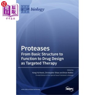 从基本结构到功能到靶向 Drug Targeted Design 蛋白酶 From Basic Structure 海外直订Proteases Therapy Function