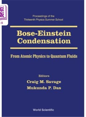 海外直订Bose-Einstein Condensation - From Atomic Physics to Quantum Fluids, Procs of the 玻色-爱因斯坦凝聚-从原子物