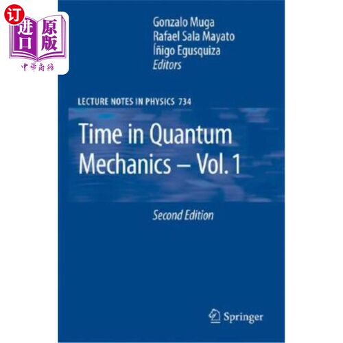 海外直订Time in Quantum Mechanics 量子力学中的时间