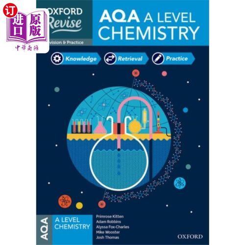 海外直订Oxford Revise: AQA A Level Chemistry Revision an... 牛津修订:AQA A级化学修订和考试实践