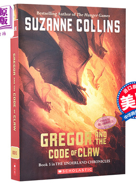 【中商原版】地下城5：利爪密则 英文原版 GREGOR AND THE CODE OF CLAW