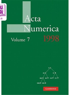 海外直订ACTA Numerica 1998: Volume 7 《分子学报》1998年第7卷