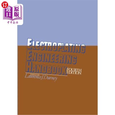 海外直订Electroplating Engineering Handbook 电镀工程手册