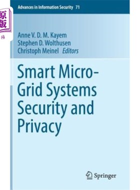海外直订Smart Micro-Grid Systems Security and Privacy 智能微电网系统的安全和隐私