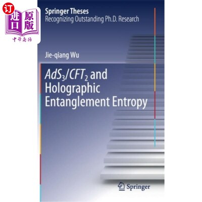 海外直订Ads3/Cft2 and Holographic Entanglement Entropy Ads3/Cft2与全息纠缠熵