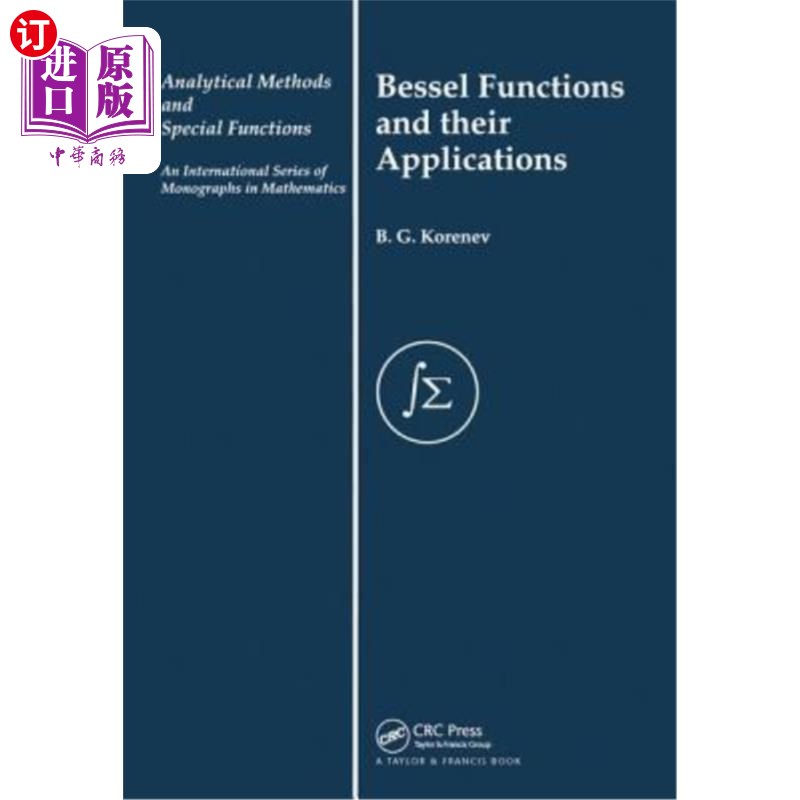 海外直订Bessel Functions and Their Applications贝塞尔函数及其应用