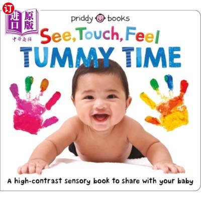 海外直订See Touch Feel: Tummy Time 参见触摸感觉:俯卧时间