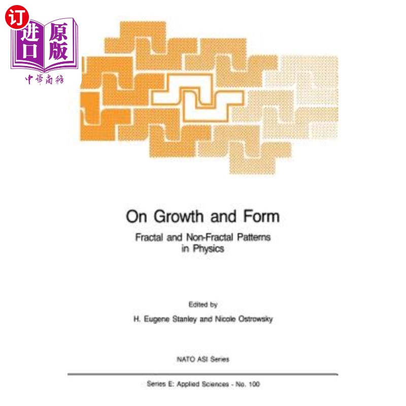 海外直订On Growth and Form: Fractal and Non-Fractal Patterns in Physics论生长与形态：物理学中的分形与非分形图案