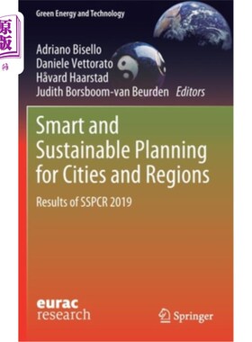 海外直订Smart and Sustainable Planning for Cities and Regions: Results of Sspcr 2019 城市和区域智慧和可持续规划:201