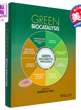 现货 绿色生物催化 Green Biocatalysis 英文原版 Ramesh Patel【中商原版】Wiley