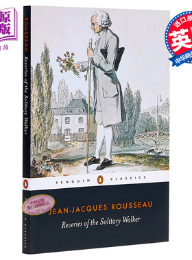 预售 卢梭：一个孤独漫步者的遐想 英文原版 Reveries of the Solitary Walker Jean-Jacques Rousseau 【中商原版】