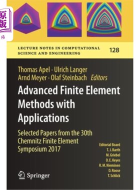 海外直订Advanced Finite Element Methods with Applications: Selected Papers from the 30th 高级有限元方法及其应用:201