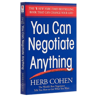 【中商原版】谈判无处不在 英文原版 谈判圣经 You Can Negotiate Anything