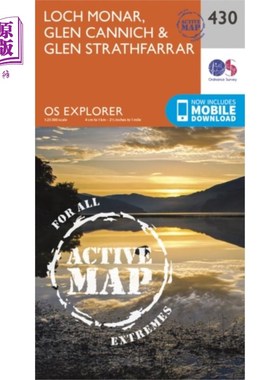 海外直订Loch Monar, Glen Cannich and Glen Strathfarrar 莫纳尔湖，格伦坎尼奇和格伦斯特拉斯法拉