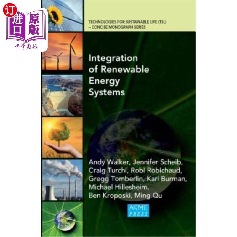 海外直订Integration of Renewable Energy Systems 可再生能源系统的整合