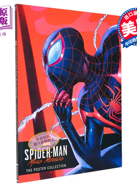 现货 漫威蜘蛛侠 迈尔斯莫拉莱斯 Marvels Spider Man Miles Morales 英文原版 小黑蛛 游戏海报画集 平行纵横宇宙【中商原版】