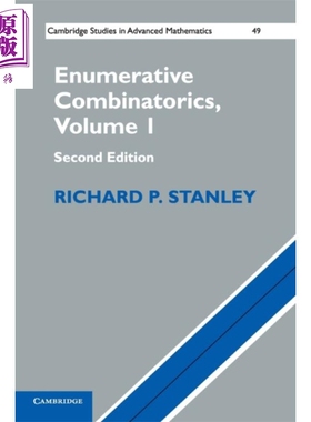 预售 计算组合 卷一 第二版 Enumerative Combinatorics Volume 1 英文原版 Richard P Stanley 数学 麻省理工【中商原版】