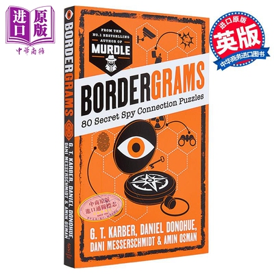 边境密语 80个秘密联系谜题 解谜系列 Bordergrams 80 Secret Spy Connection Puzzles 英文原版 Ryan Holiday【中商原版】