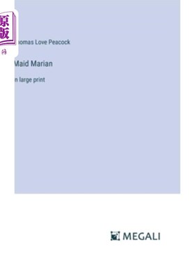 海外直订Maid Marian: in large print 女仆玛丽安：用大号字体
