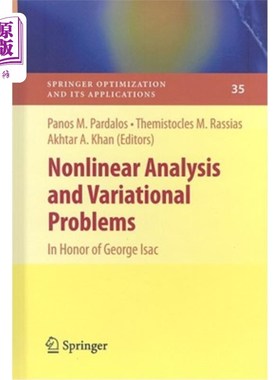 海外直订Nonlinear Analysis and Variational Problems: In Honor of George Isac 非线性分析与变分问题:纪念乔治·艾萨克