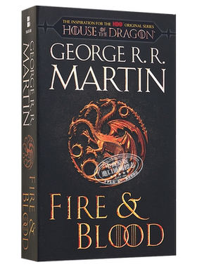 权力的游戏前传 龙之家族原著 血与火 电视剧版 Fire and Blood 英文原版 可搭冰与火之歌全套