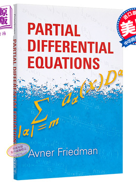 【中商原版】偏微分方程 英文原版 Partial Differential Equations Avner Friedman Dover Publications 数学科普书籍