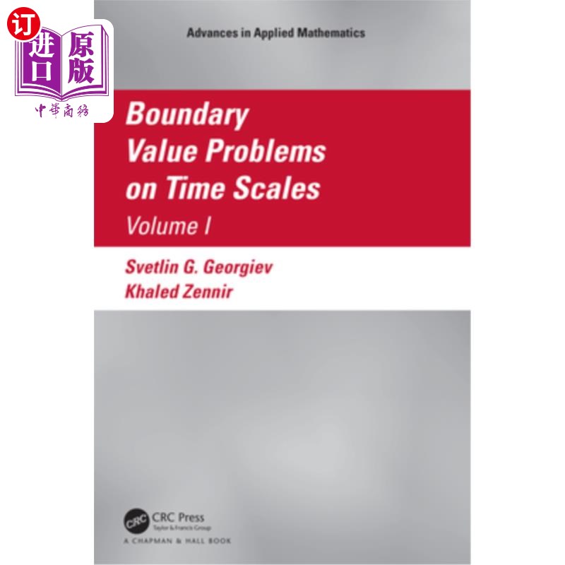 海外直订Boundary Value Problems on Time Scales, Volume I时间尺度上的边值问题，第一卷