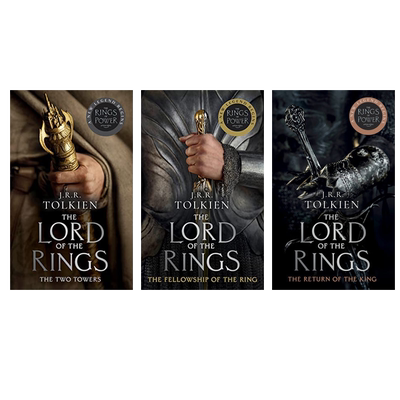 指环王英文版小说 魔戒英文原版 指环王力量之戒电影版三部曲 英文原版 The Lord of the Rings J R R  Tolkien 【中商原版】