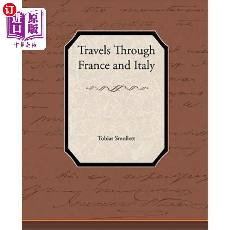 海外直订Travels Through France and Italy 穿越法国和意大利